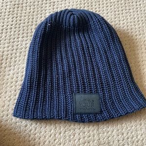 Blue navy hat for woman very soft hand made